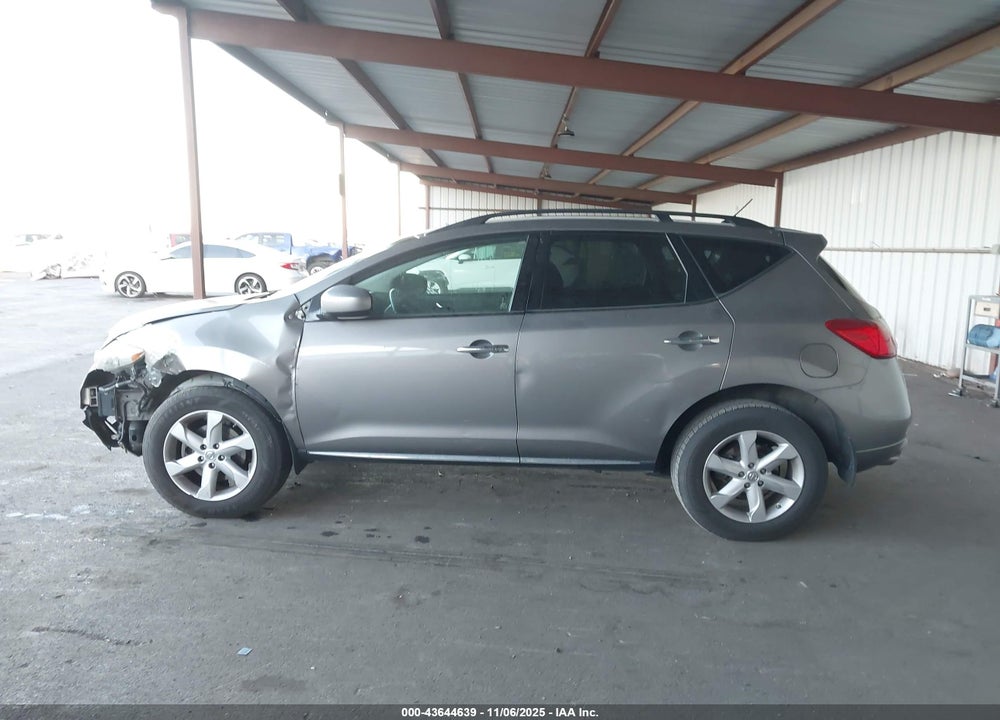 2010 NISSAN MURANO VIN: JN8AZ1MW2AW104569
