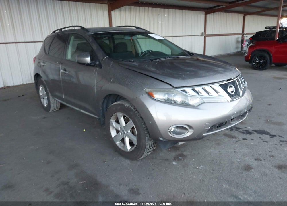 2010 NISSAN MURANO VIN: JN8AZ1MW2AW104569
