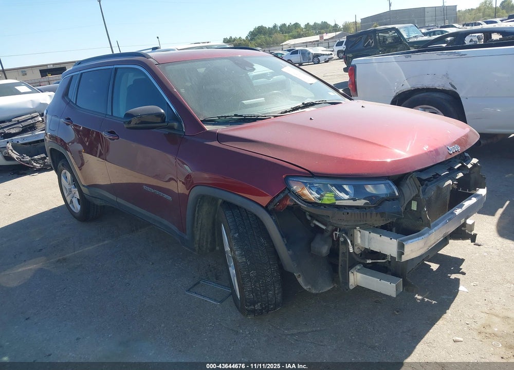 2022 JEEP COMPASS LATITUDE FWD VIN: 3C4NJCBB3NT120274