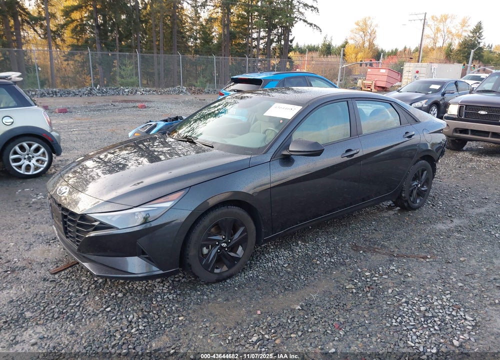 2022 HYUNDAI ELANTRA SEL VIN: 5NPLS4AG1NH085371