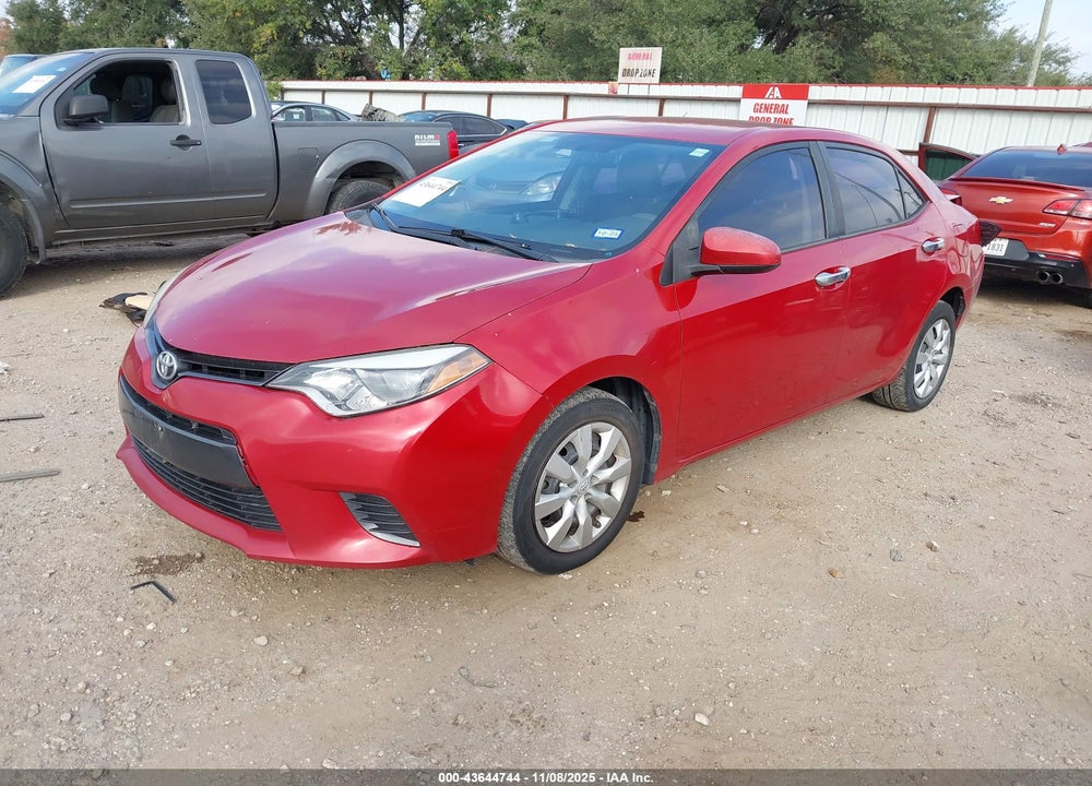 2015 TOYOTA COROLLA LE VIN: 5YFBURHE1FP212101
