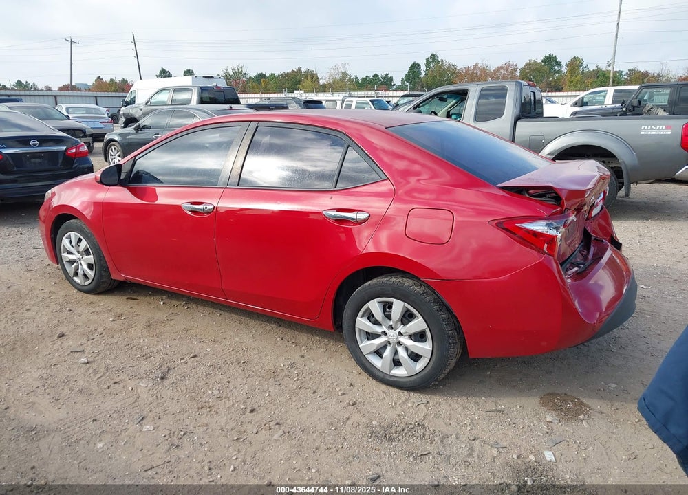 2015 TOYOTA COROLLA LE VIN: 5YFBURHE1FP212101