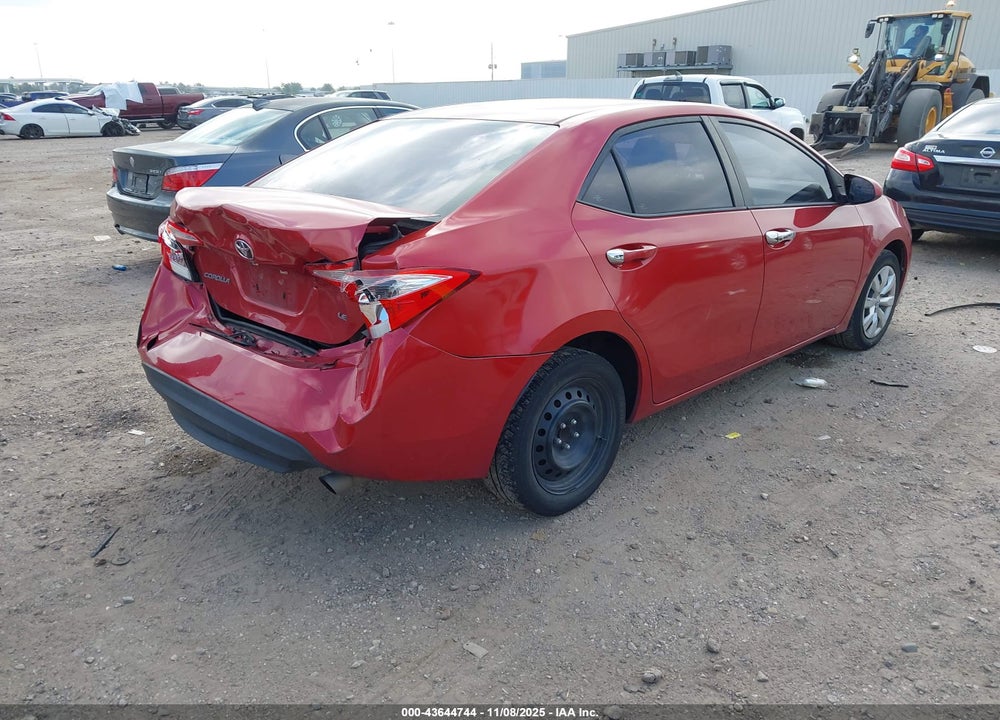 2015 TOYOTA COROLLA LE VIN: 5YFBURHE1FP212101