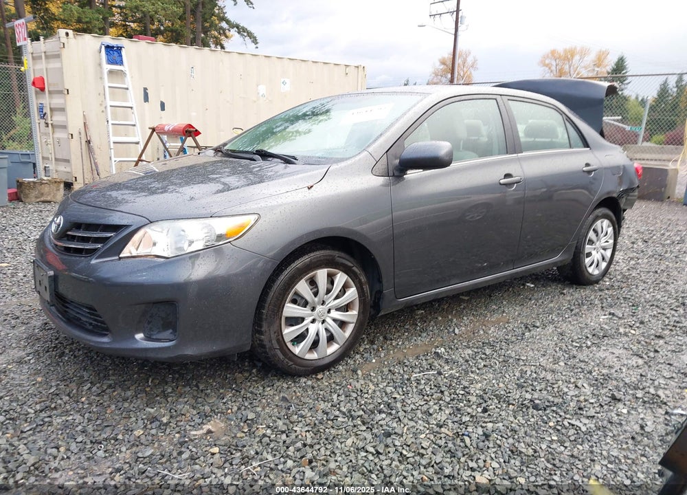2013 TOYOTA COROLLA LE VIN: 2T1BU4EE3DC923772