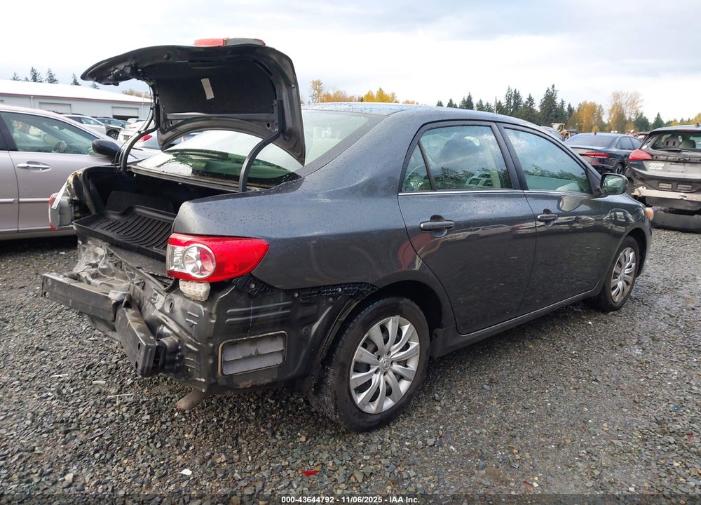 2013 TOYOTA COROLLA LE VIN: 2T1BU4EE3DC923772