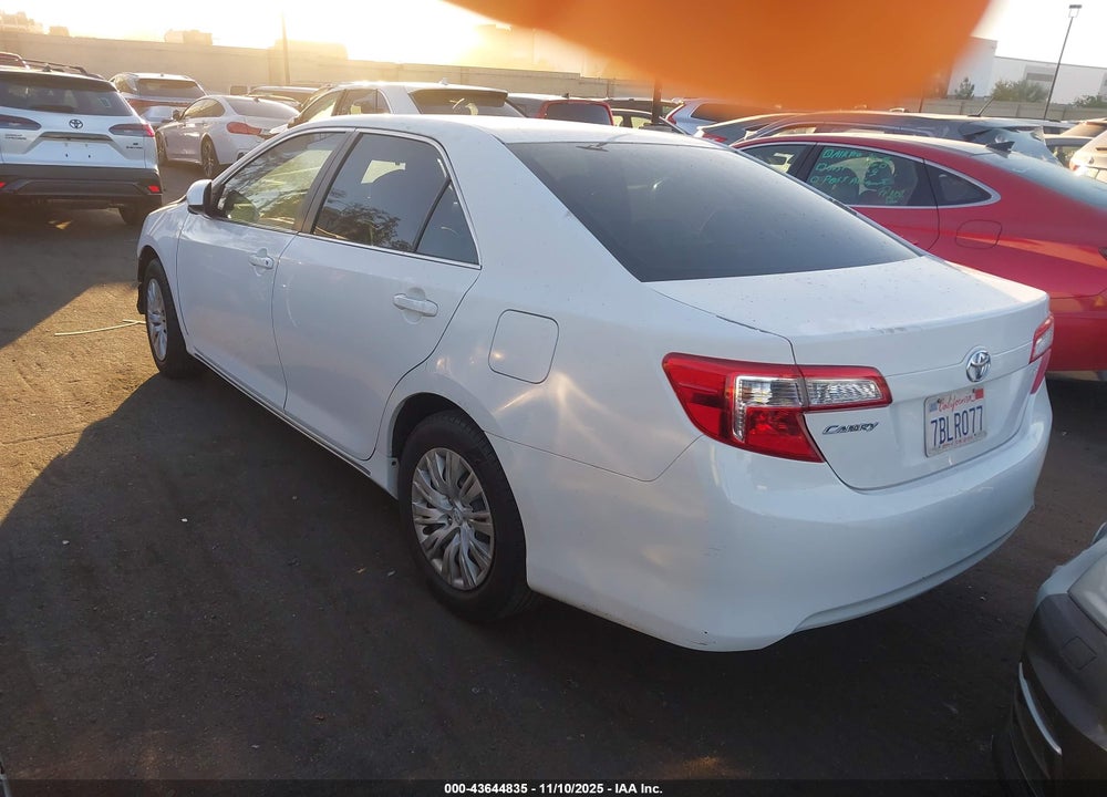 2013 TOYOTA CAMRY LE VIN: 4T4BF1FK9DR314638