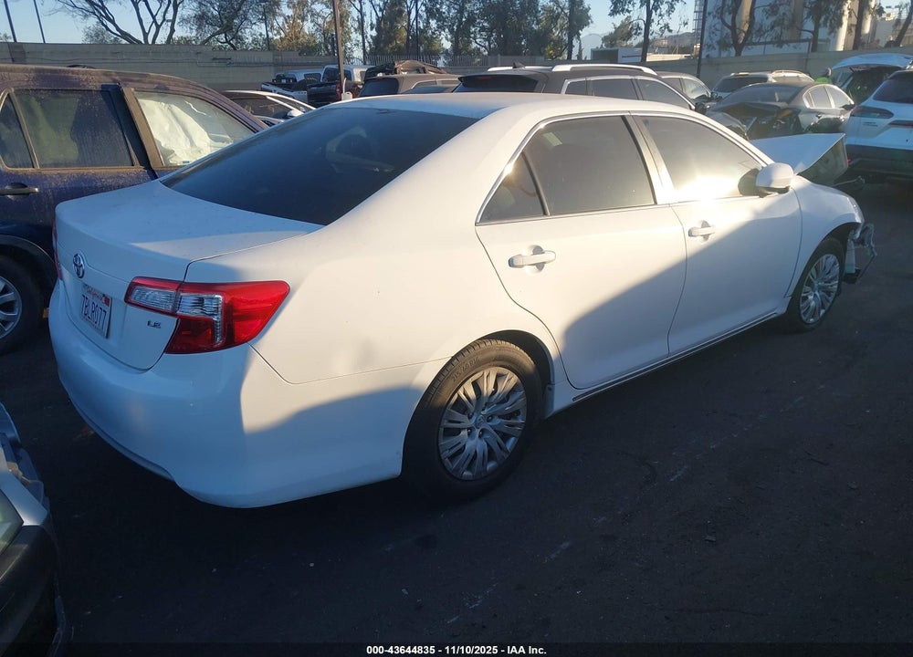 2013 TOYOTA CAMRY LE VIN: 4T4BF1FK9DR314638