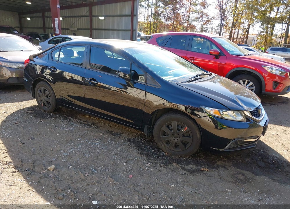 2013 HONDA CIVIC LX VIN: 19XFB2F56DE031110