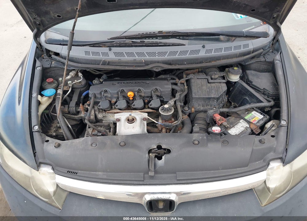 2008 HONDA CIVIC LX VIN: 2HGFA165X8H520473