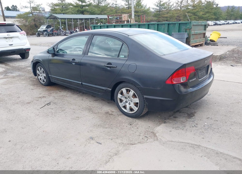 2008 HONDA CIVIC LX VIN: 2HGFA165X8H520473