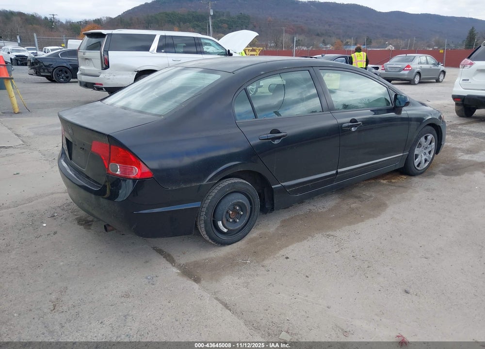 2008 HONDA CIVIC LX VIN: 2HGFA165X8H520473