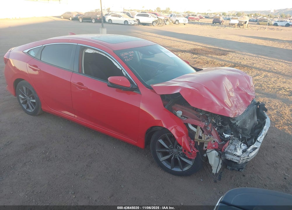 2019 HONDA CIVIC EX VIN: 2HGFC1F30KH650603