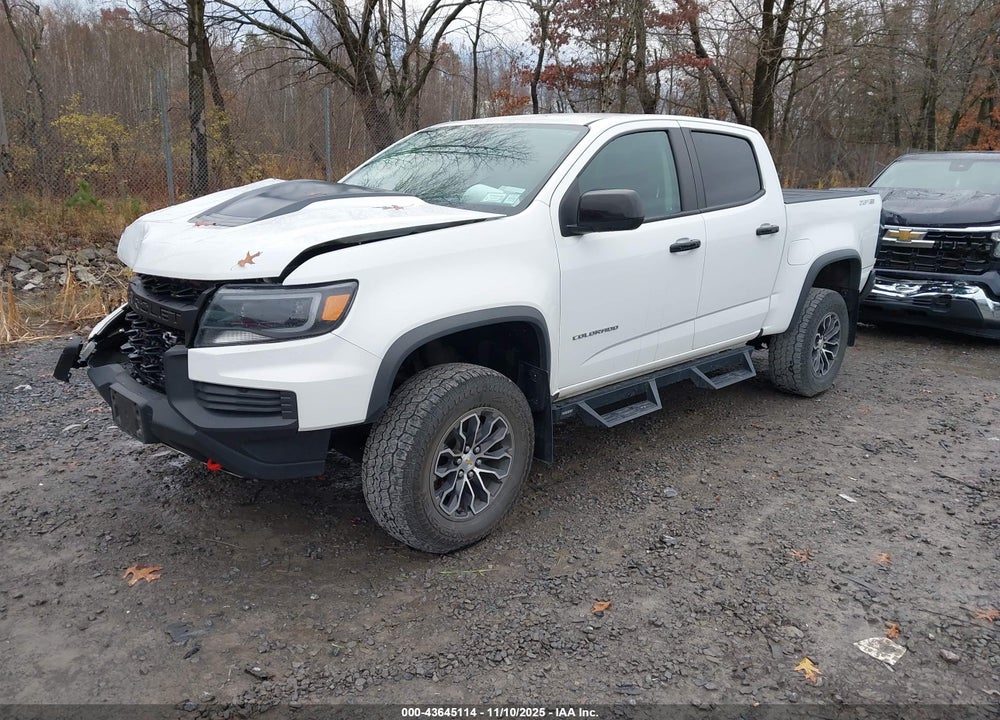 2022 CHEVROLET COLORADO 4WD SHORT BOX ZR2 VIN: 1GCGTEEN2N1326777