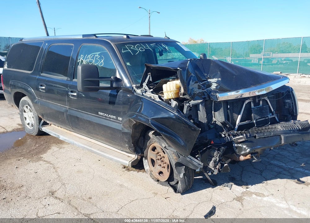 2005 CADILLAC ESCALADE ESV STANDARD VIN: 3GYFK66N45G236738