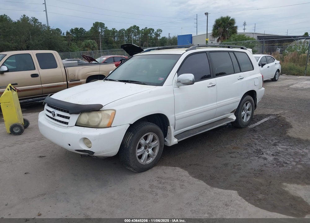 2003 TOYOTA HIGHLANDER V6 VIN: JTEHF21A930148216