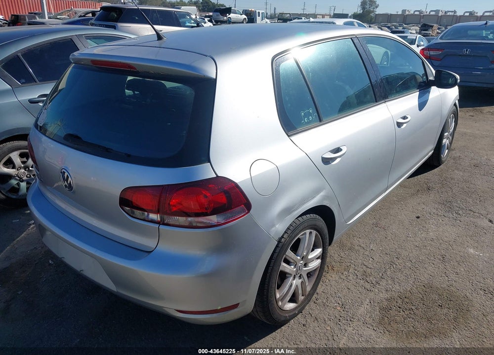 2010 VOLKSWAGEN GOLF 4-DOOR VIN: WVWDA7AJ4AW000337