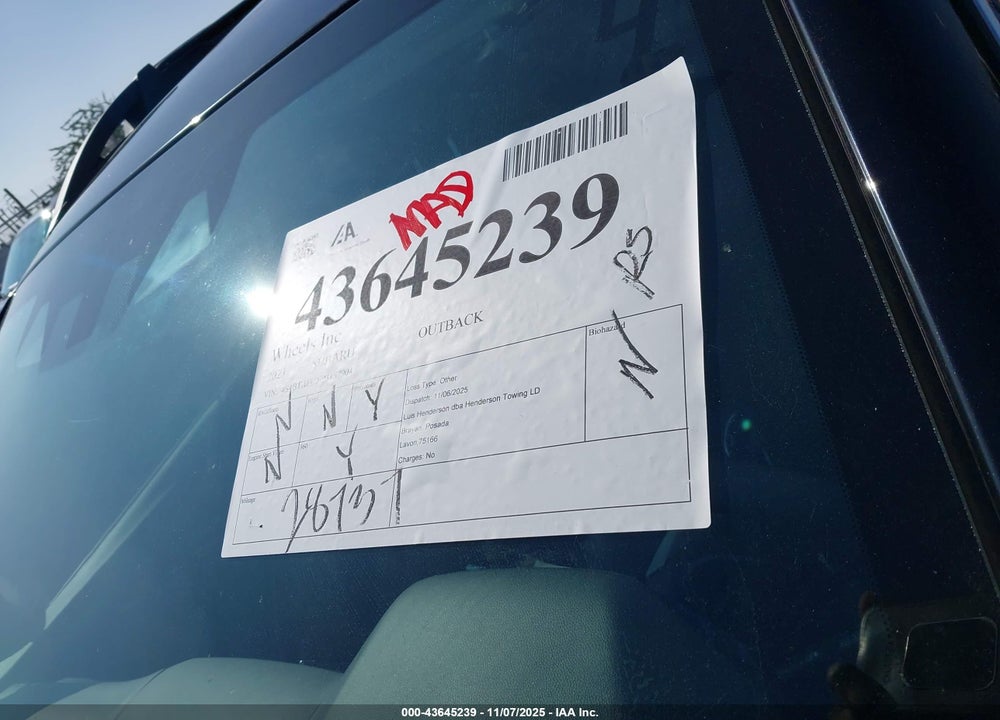2023 SUBARU OUTBACK PREMIUM VIN: 4S4BTAFCXP3157904