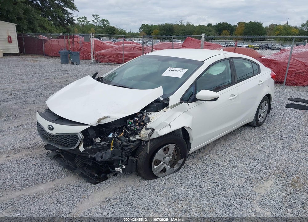 2016 KIA FORTE LX VIN: KNAFK4A61G5509765