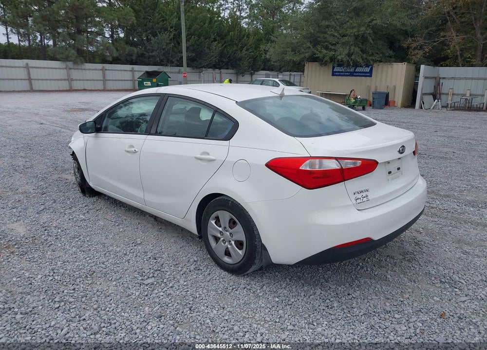 2016 KIA FORTE LX VIN: KNAFK4A61G5509765