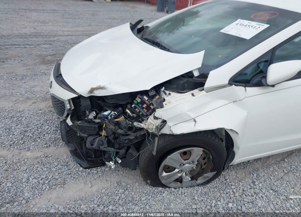 2016 KIA FORTE LX VIN: KNAFK4A61G5509765