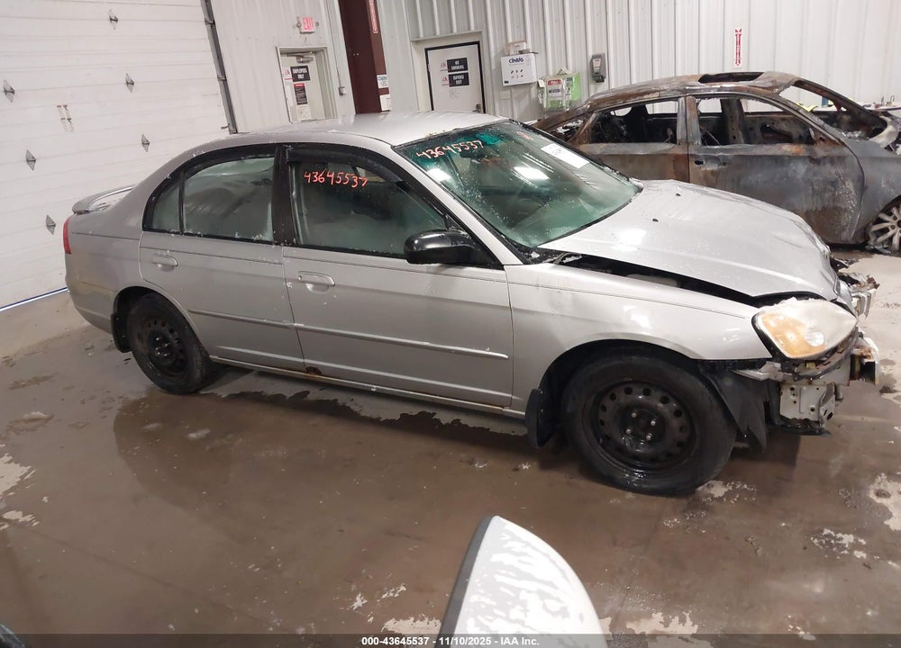 2001 HONDA CIVIC LX VIN: 1HGES165X1L059891