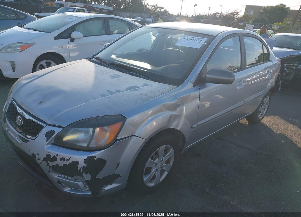 2010 KIA RIO LX VIN: KNADH4A38A6673706