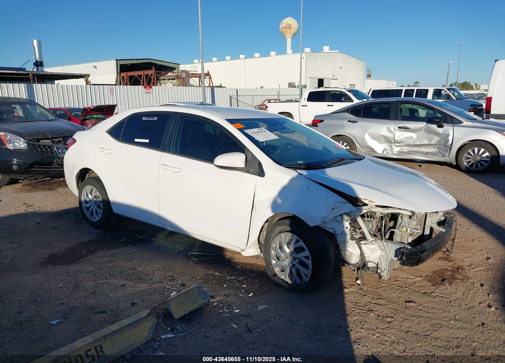 2018 TOYOTA COROLLA LE VIN: 5YFBURHE8JP803972
