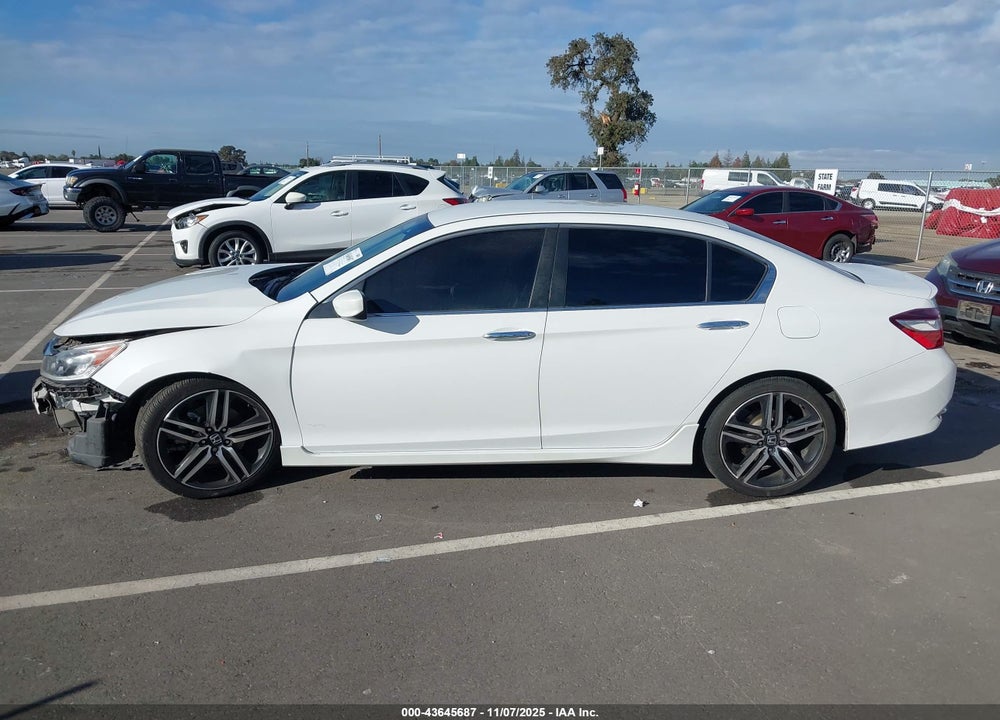 2016 HONDA ACCORD VIN: 1HGCR2F56GA117587