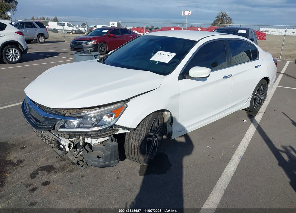 2016 HONDA ACCORD VIN: 1HGCR2F56GA117587
