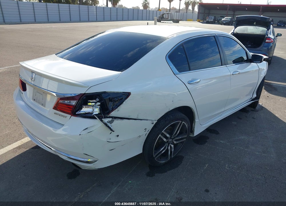 2016 HONDA ACCORD VIN: 1HGCR2F56GA117587