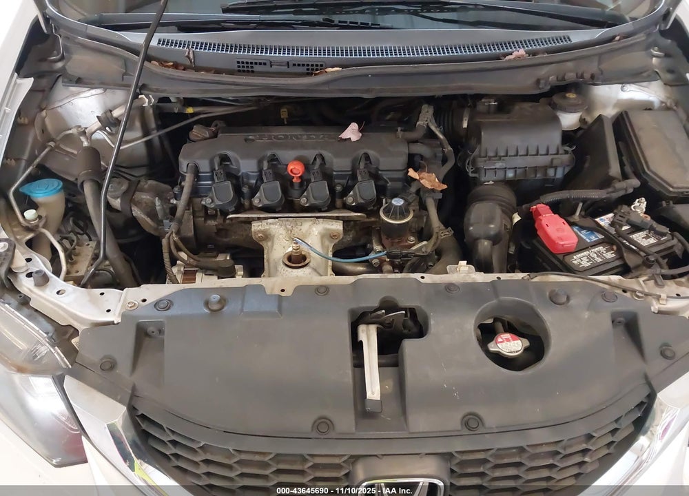 2013 HONDA CIVIC LX VIN: 19XFB2F50DE039932