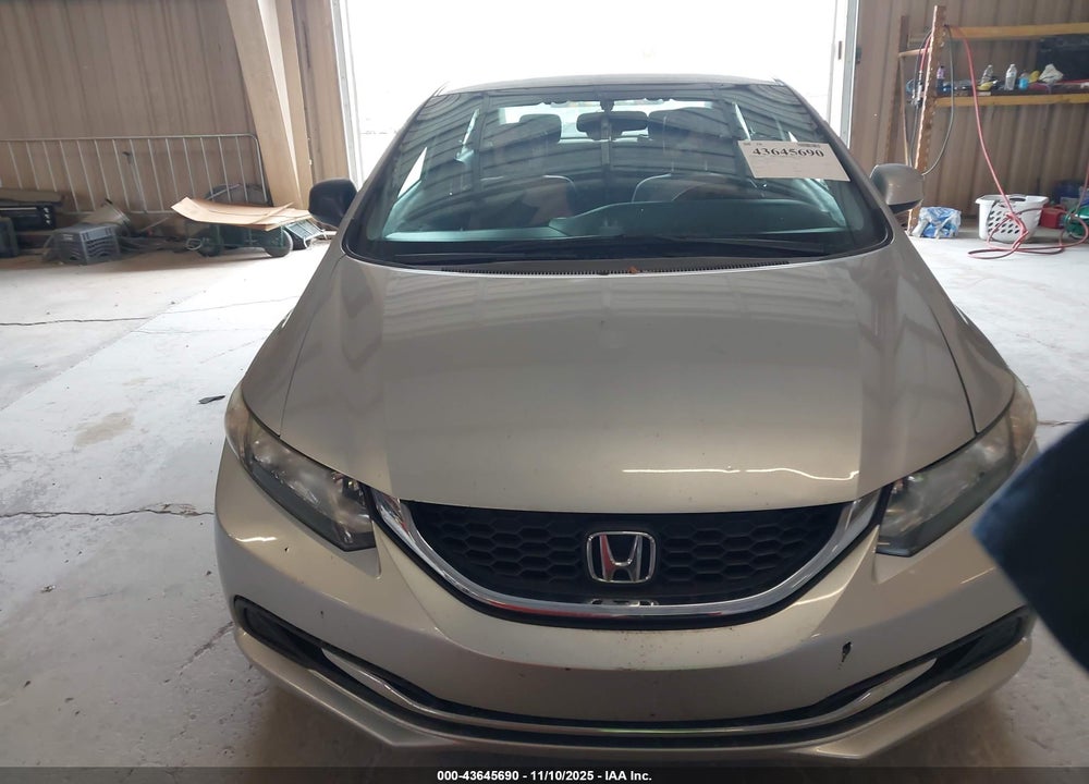 2013 HONDA CIVIC LX VIN: 19XFB2F50DE039932