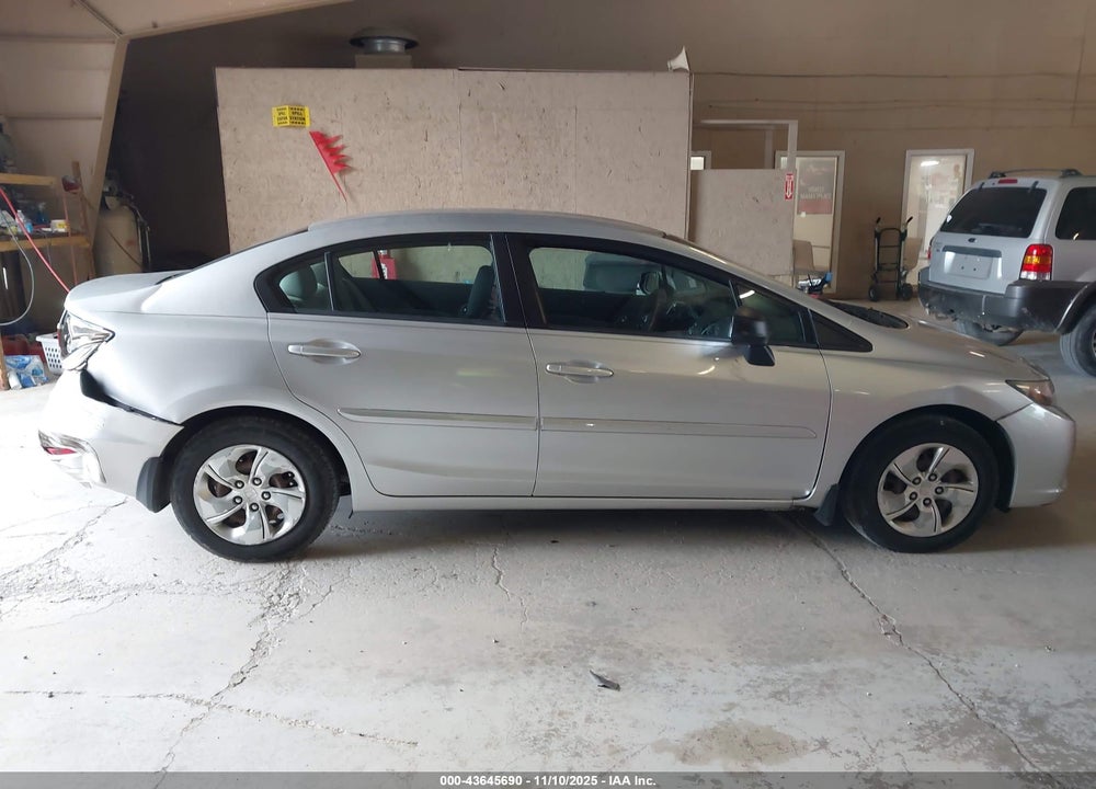 2013 HONDA CIVIC LX VIN: 19XFB2F50DE039932
