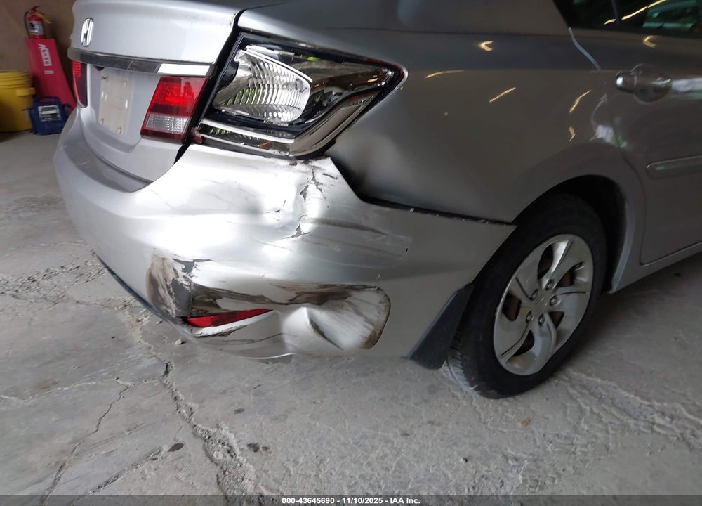 2013 HONDA CIVIC LX VIN: 19XFB2F50DE039932