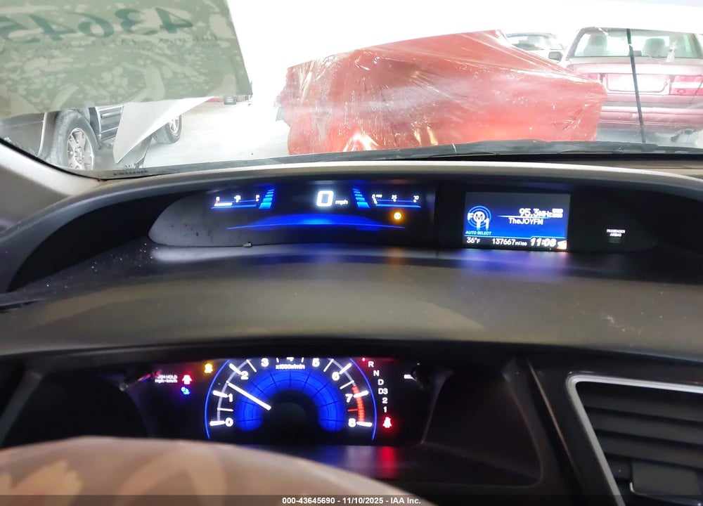 2013 HONDA CIVIC LX VIN: 19XFB2F50DE039932