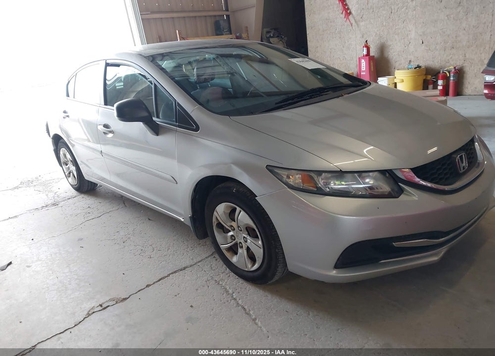2013 HONDA CIVIC LX VIN: 19XFB2F50DE039932