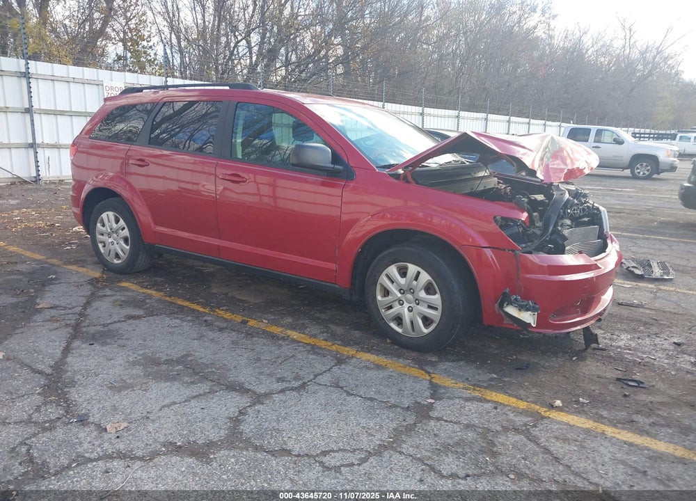 2016 DODGE JOURNEY SE VIN: 3C4PDCAB5GT166354