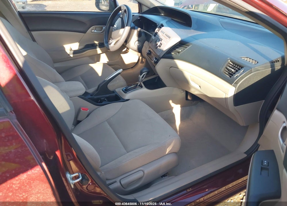 2012 HONDA CIVIC VIN: 19XFB2F56CE026844
