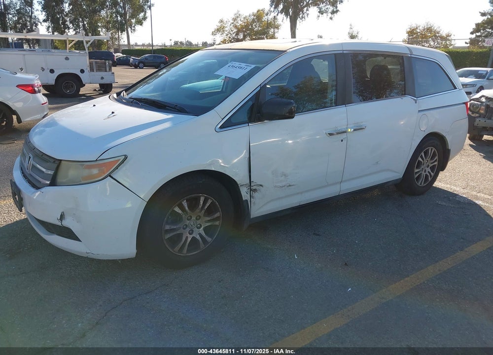 2013 HONDA ODYSSEY EX-L VIN: 5FNRL5H61DB014310