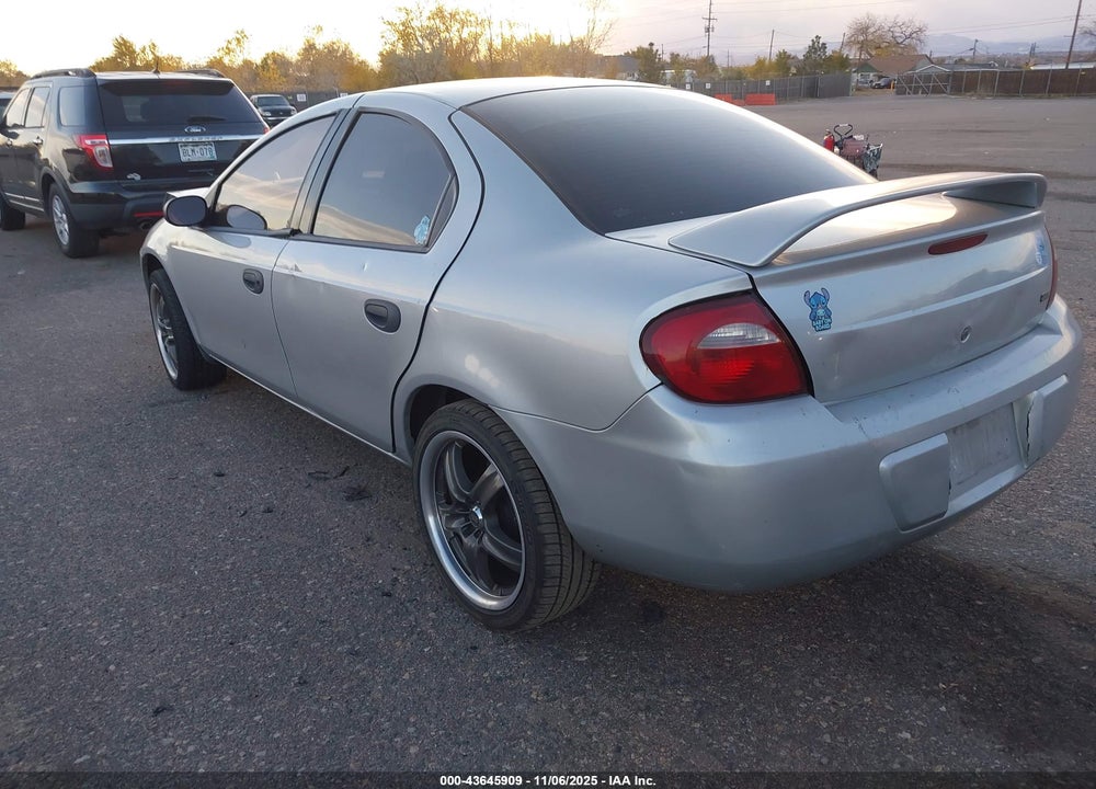 2005 DODGE NEON SE VIN: 1B3ES26C55D211287