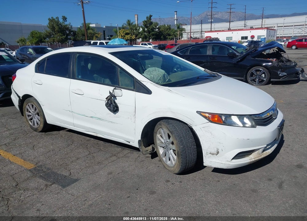 2012 HONDA CIVIC EX-L VIN: 2HGFB2F98CH522463