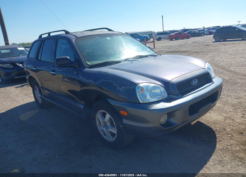 2004 HYUNDAI SANTA FE GLS/LX VIN: KM8SC13E04U595553