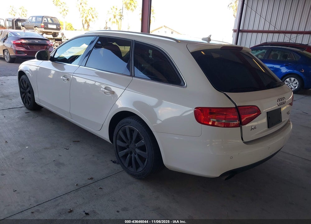 2009 AUDI A4 2.0T AVANT VIN: WAUGF78K49A144022