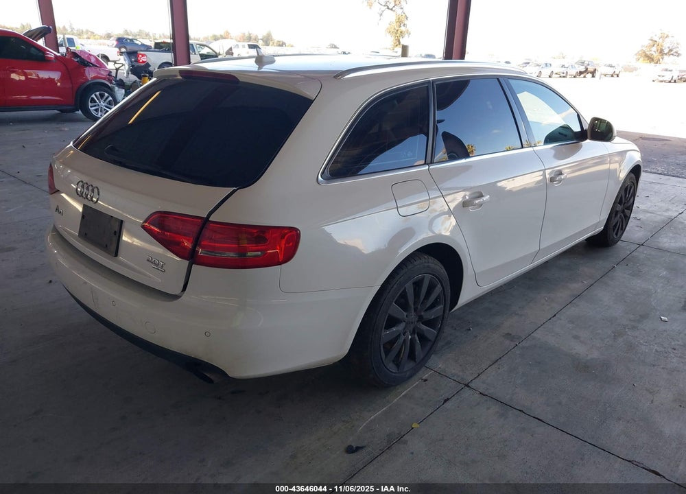 2009 AUDI A4 2.0T AVANT VIN: WAUGF78K49A144022