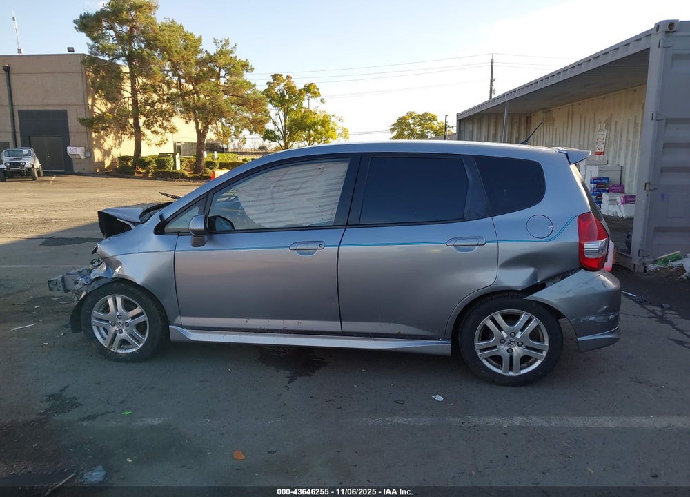2008 HONDA FIT SPORT VIN: JHMGD38688S033002