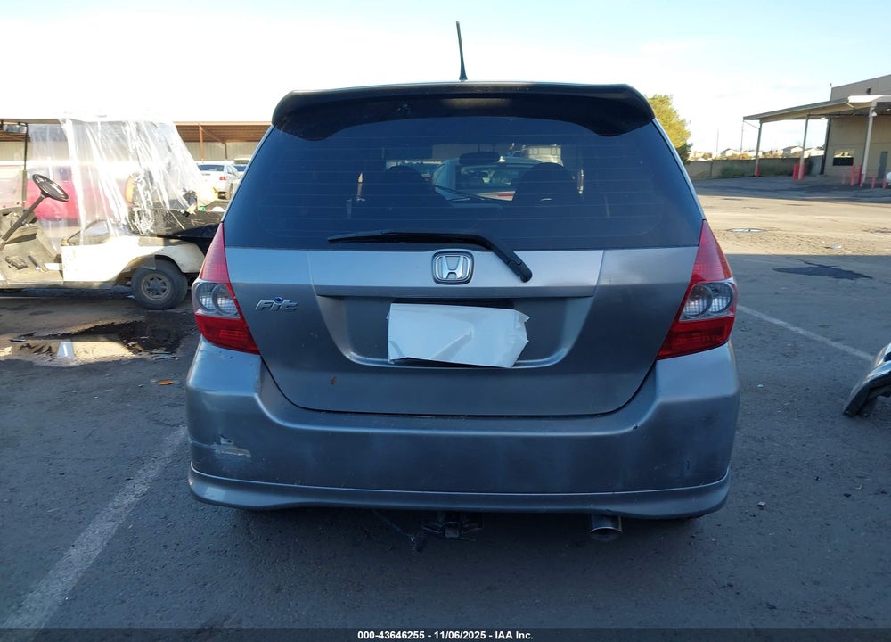 2008 HONDA FIT SPORT VIN: JHMGD38688S033002