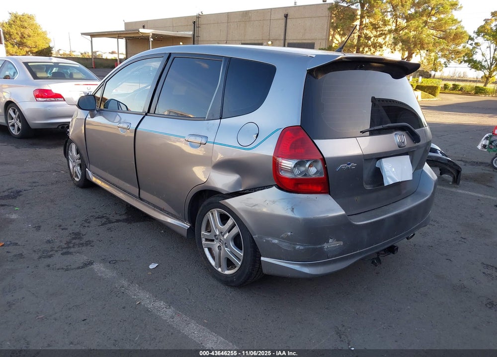 2008 HONDA FIT SPORT VIN: JHMGD38688S033002