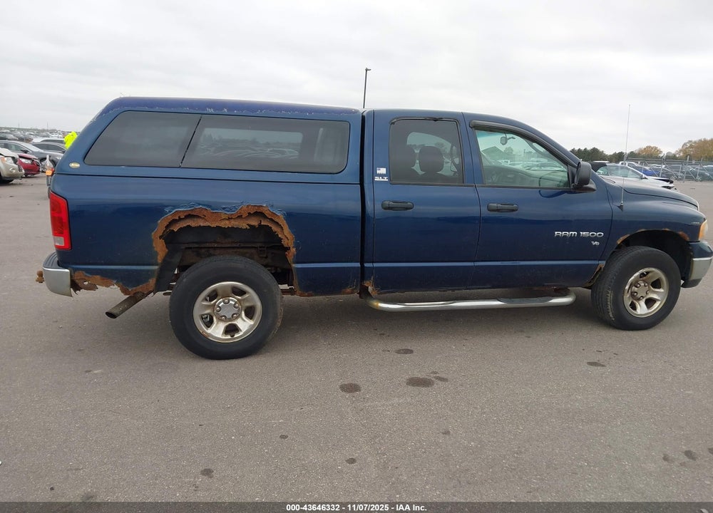 2003 DODGE RAM 1500 SLT/LARAMIE/ST VIN: 1D7HU18N13S286534