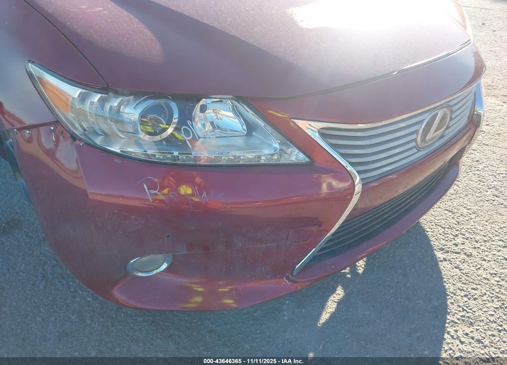 2013 LEXUS ES 350 VIN: JTHBK1GG6D2080117