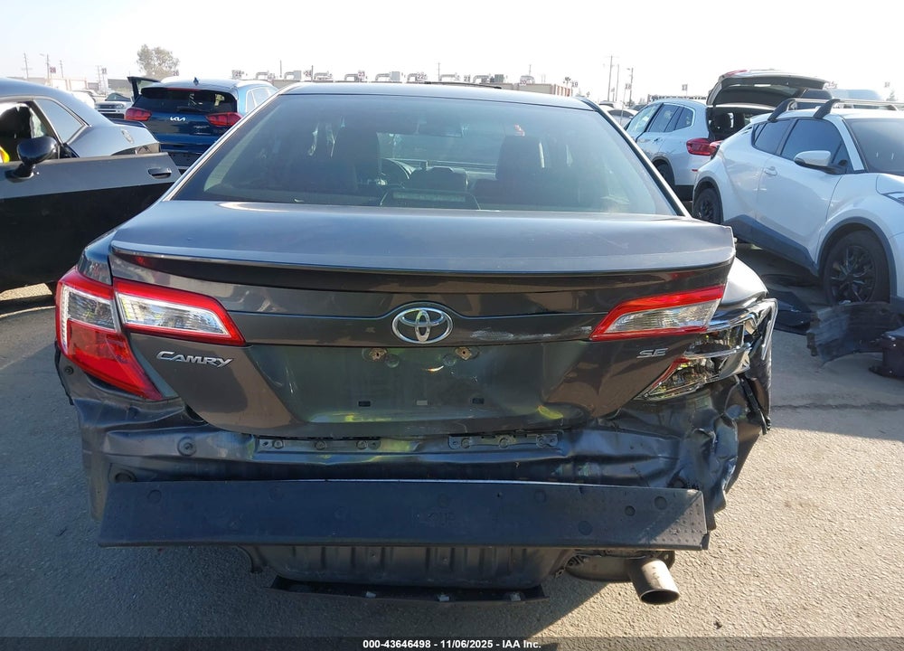 2012 TOYOTA CAMRY SE VIN: 4T1BF1FK4CU138350